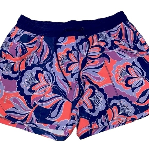 Lands End tropical floral shorts size 00 - Picture 2 of 8